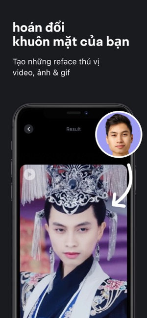 Reface: App ghép mặt vào Video