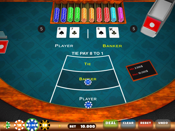 Mega Baccarat 3D - Lucky Cards