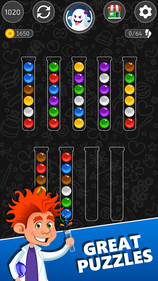 #9. Ball Sort Master (iOS) Podle: Tomasz Rusak
