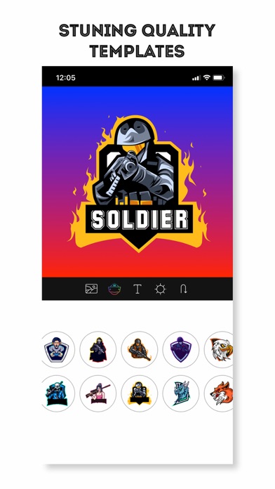 Gamer Logo Esport Gaming Maker Screenshot