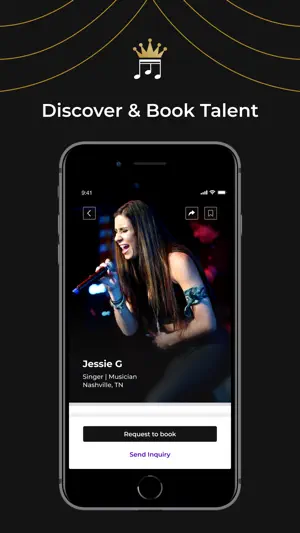 MusicCred - Book, Look & More screenshot 1