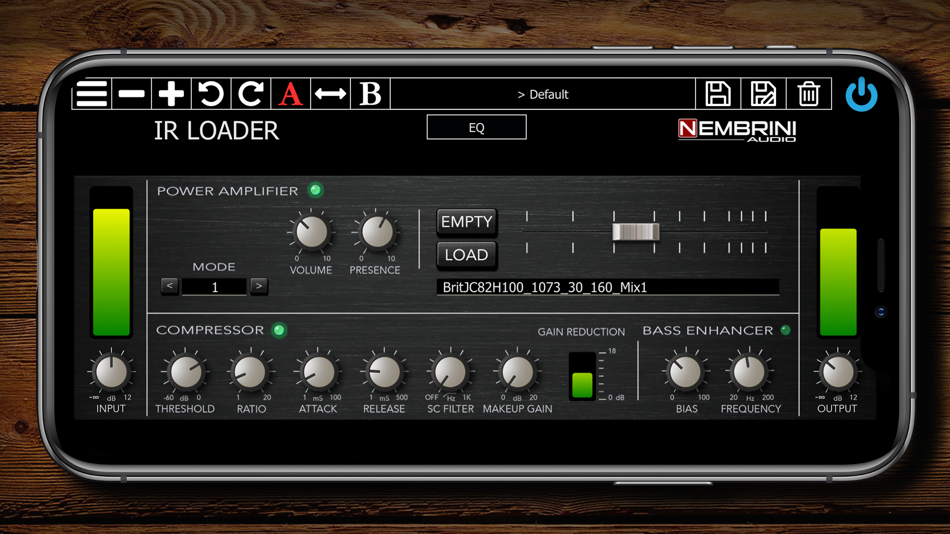 #1. IR Loader (iOS) 由: Nembrini Audio