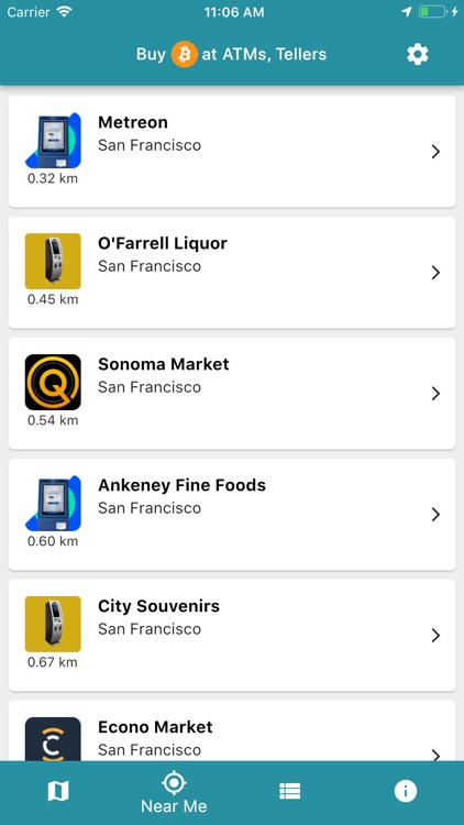 CoinATMRadar - Bitcoin ATM Map