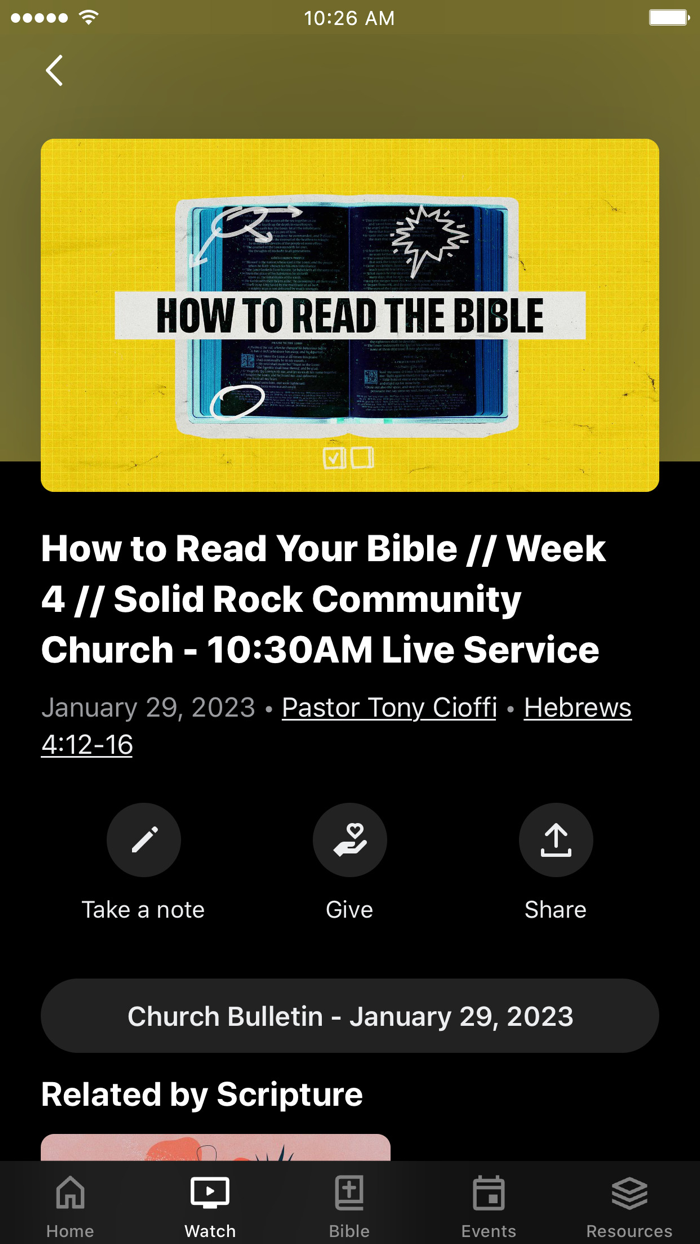 Solid Rock - West Unity