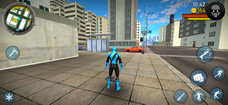 Blue Ninja : Superhero Game screenshot 1
