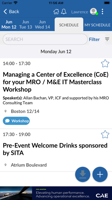 Aircraft Commerce Conferences Screenshot