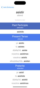 Spanish Verb Blitz screenshot #3 for iPhone