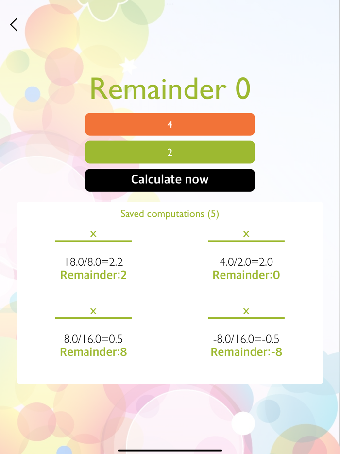 Remainder Division Calculator
