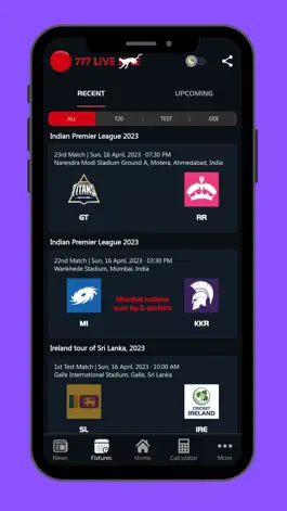 Game screenshot 777 Cricket Live Line apk