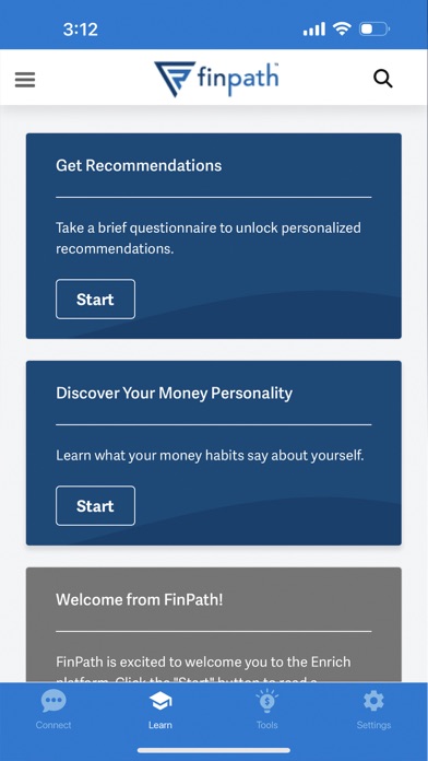 FinPath Wellness Screenshot
