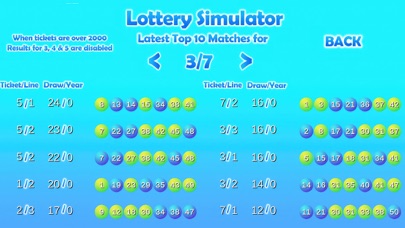 Lottery Simulator Screenshot