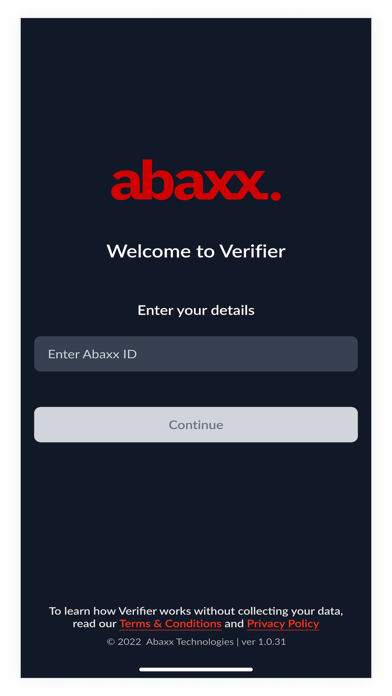 Verifier Screenshot