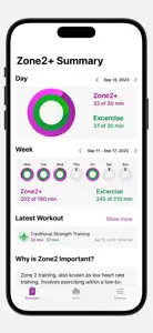 Zone 2 Plus: Cardio Fitness screenshot #1 for iPhone