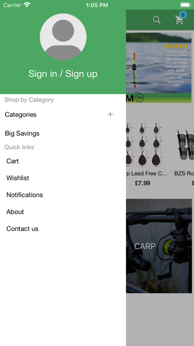 BZS - Fishing Tackle Screenshot