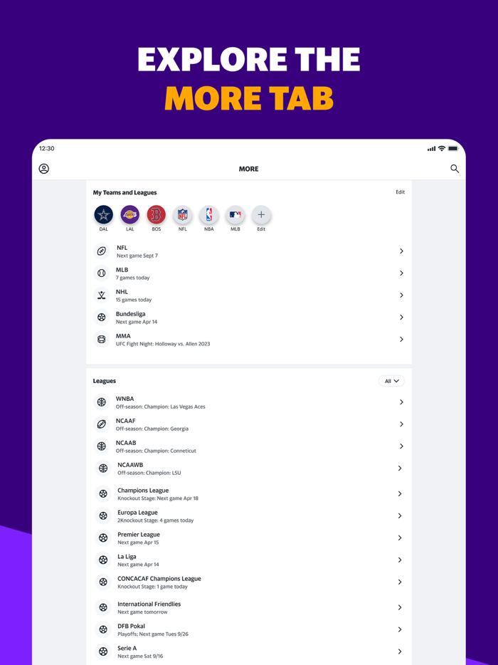 Yahoo Sports Scores and News