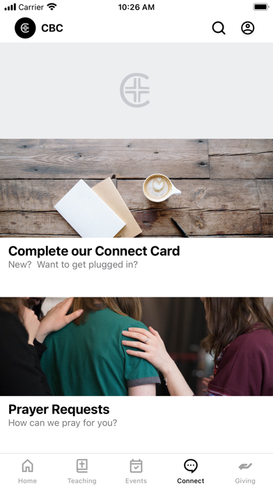 Crossroads Bible Church App Screenshot