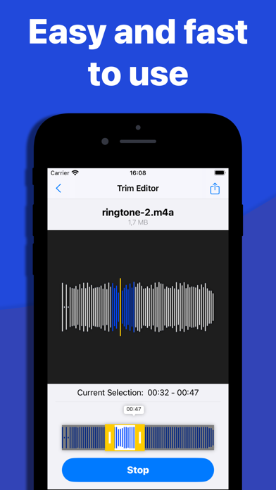Screenshot #2 pour Audio Trimmer - MP3 Cutter