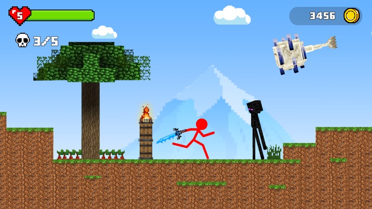 Stickman Battle in Craft World screenshot-3