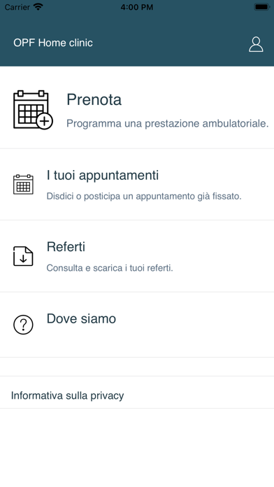 OPF Home Clinic Screenshot