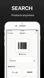 qr code & barcode scanner app. iphone screenshot 4