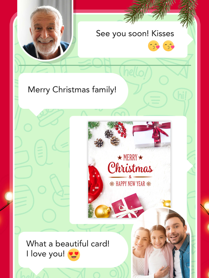 Merry Christmas Greeting .