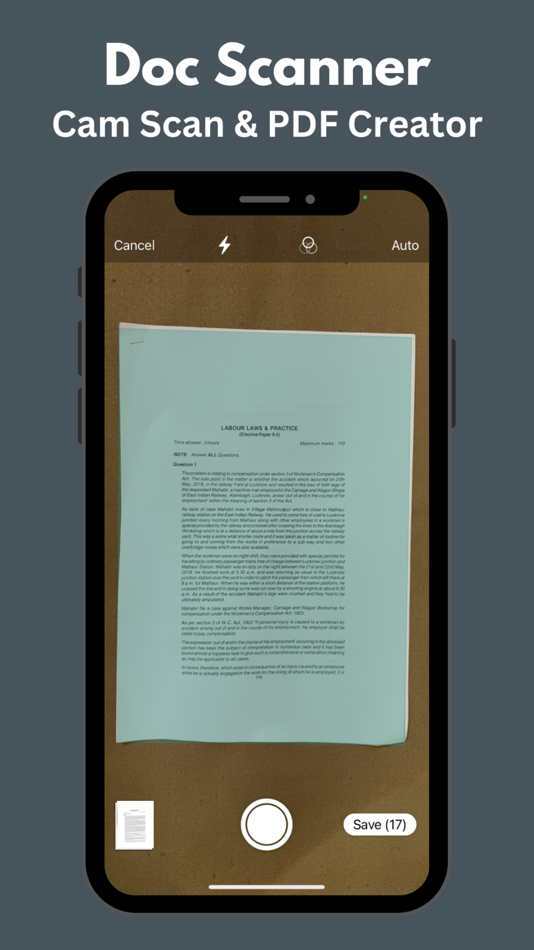 #1. Doc Scanner : PDF & CamScanner (iOS) 由: Pratik Kadam