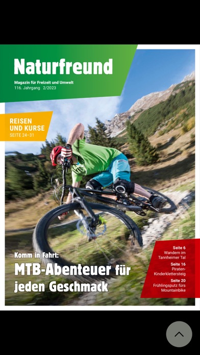 Naturfreund E-Paper Screenshot