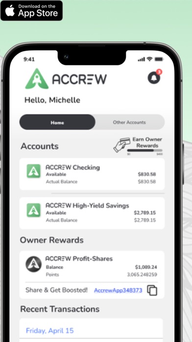 Accrew App Screenshot