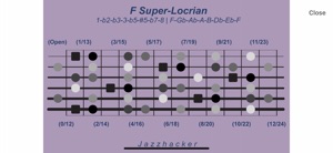 Jazzhacker Scales for Guitar screenshot #4 for iPhone