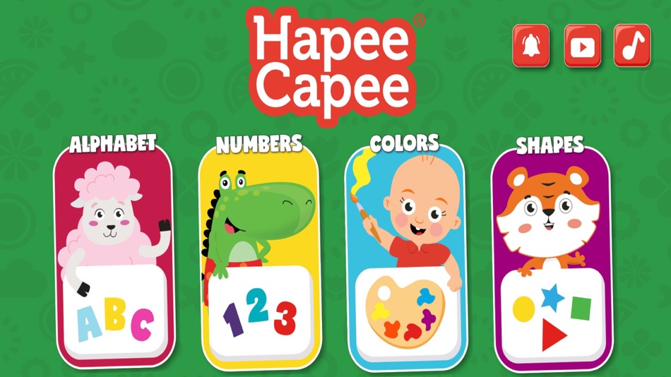 #1. HapeeCapee-Learn&PLay-EN (iOS) 来自: ToyPro DMCC