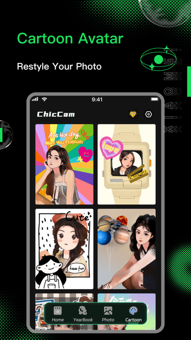 ChicCam - FaceSwap ToonApp Screenshot