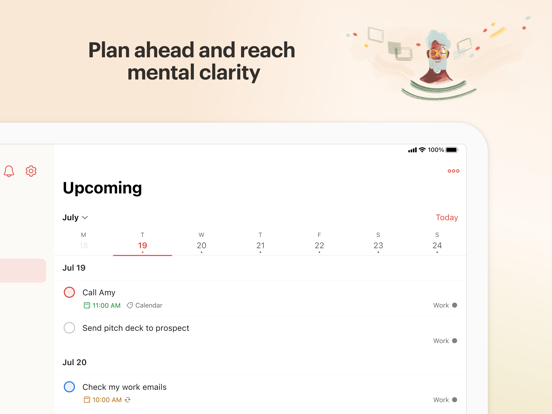 Todoist: to-do lijst & planner iPad app afbeelding 5