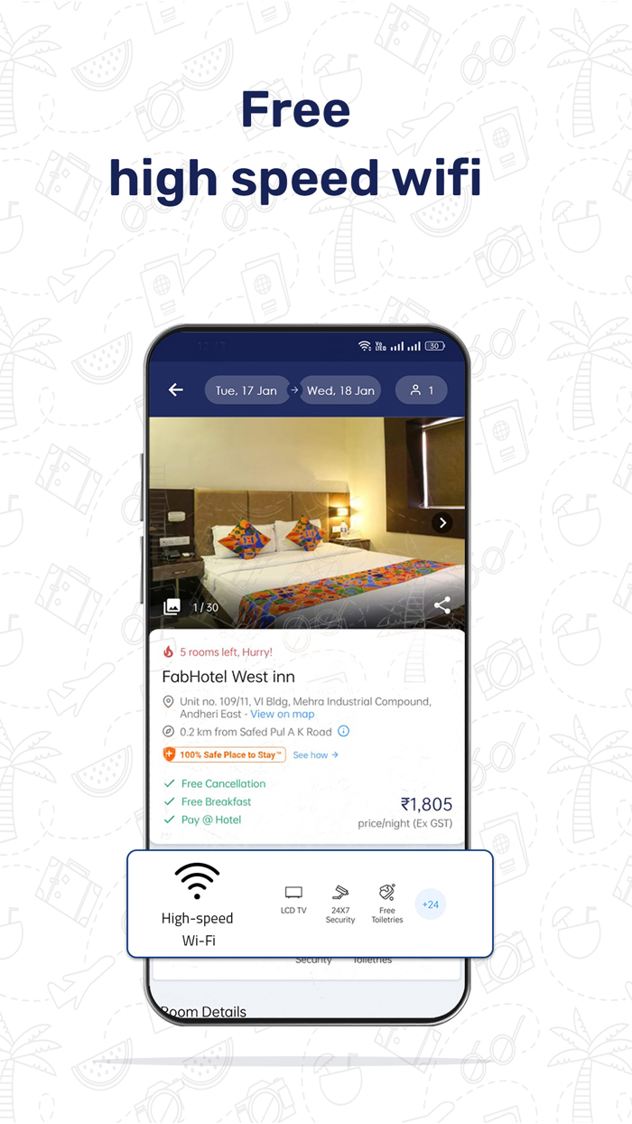 FabHotels Hotel Booking App