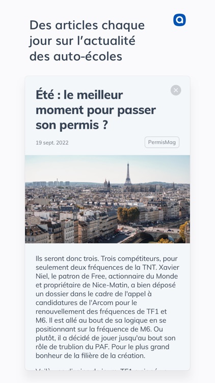 Agora: l'app des auto-écoles