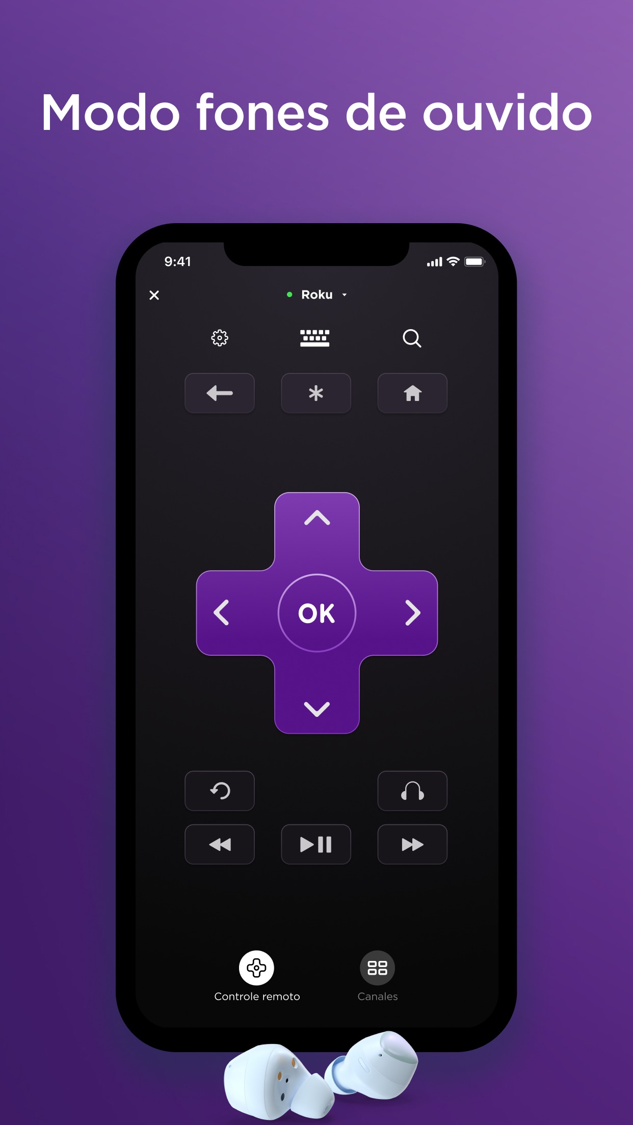 Screenshot do app The Roku App (Official)