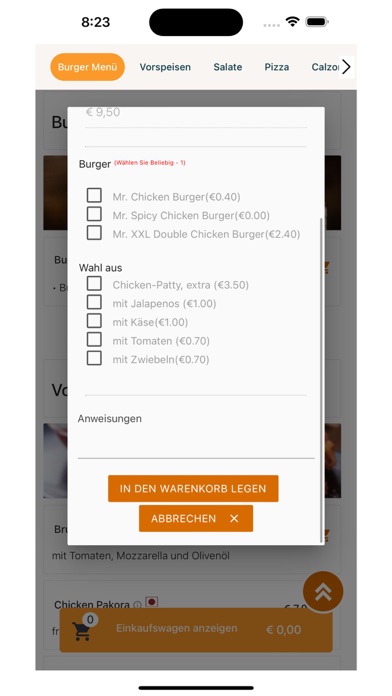 Mr. Food Restaurant Screenshot
