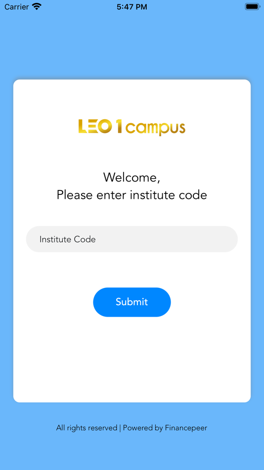 #1. Leo1 Campus (iOS) 由: GAJJU TECH PVT LTD