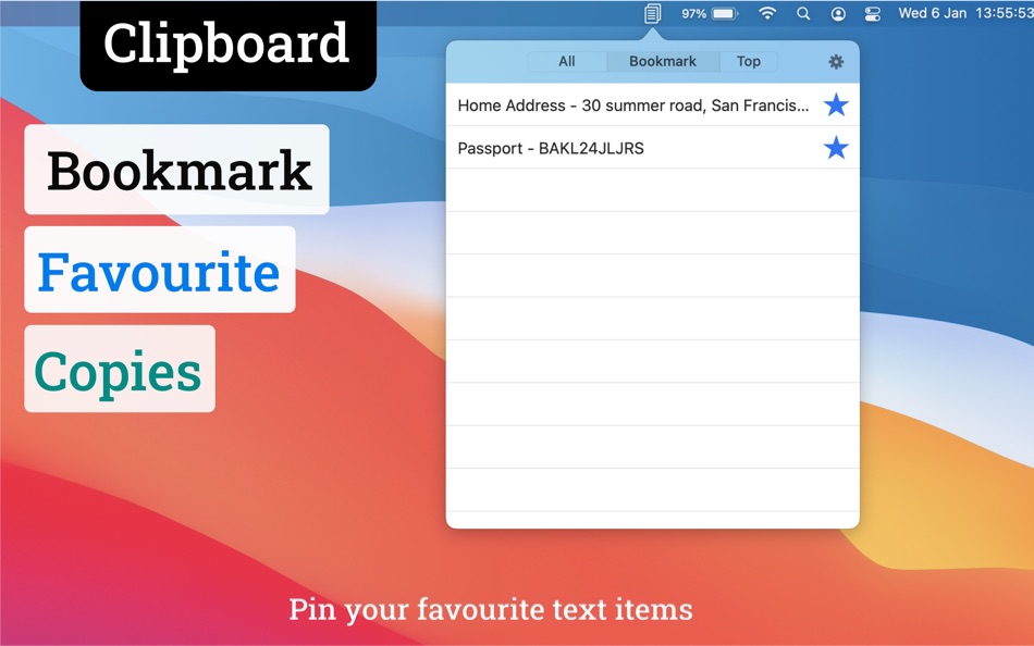 #2. CopyClip - Clipboard Manager (macOS) By: Ashvin Ajadiya