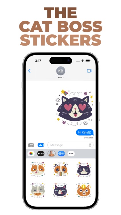 The Cat Boss stickers