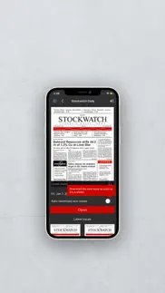 stockwatch daily iphone screenshot 2