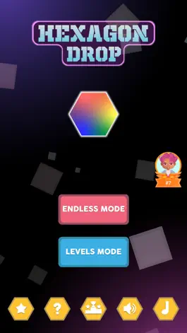 Game screenshot Hexagon Drop - Fun Physics ! mod apk