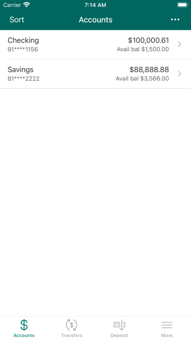 Twin Cedars Bank Mobile Screenshot