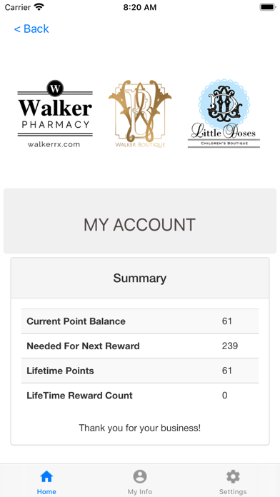 Walker Pharmacy & Boutique Screenshot