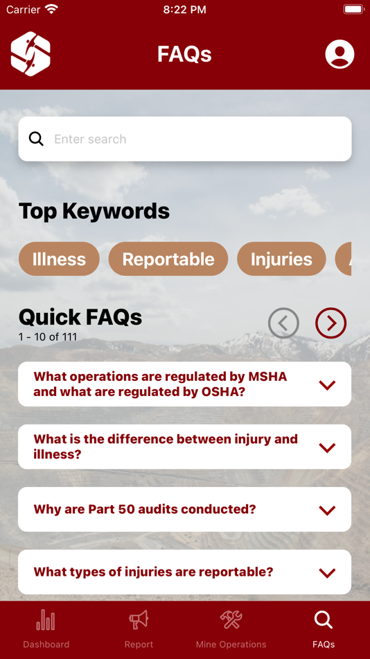 #9. SMART: Mine Activity Reporting (iOS) Podle: University of Arizona