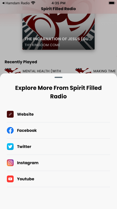 Spirit Filled Radio & Podcast Screenshot