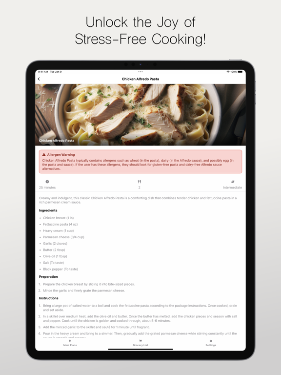 FreshLife: Healthy Eating iPad screenshot 4 - Food & Drink app