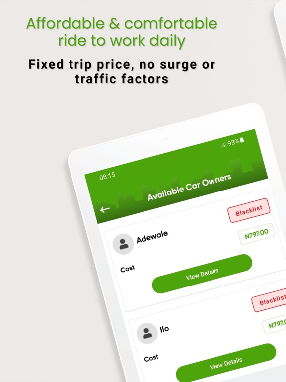 Screenshot #5 pour Parizzo Passenger – Carpool