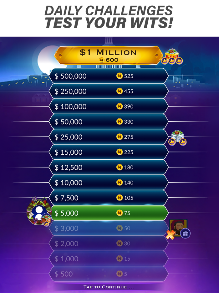 Millionaire Trivia TV Game