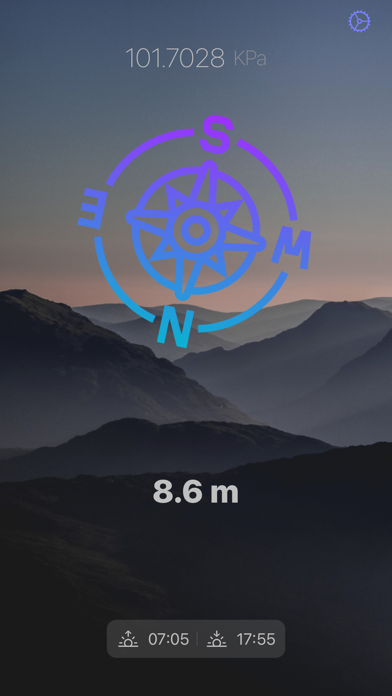 Screenshot #1 pour Altimeter GPS Barometer