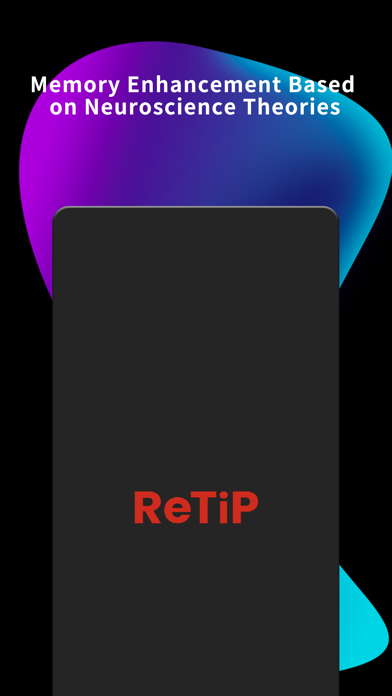 ReTiP - Memorization Screenshot